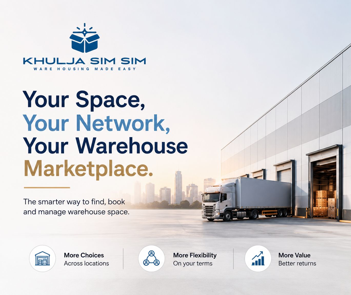 Warehousing Made Easy: Find, Book & Manage Flexible Warehouse Space with Khulja Sim Sim