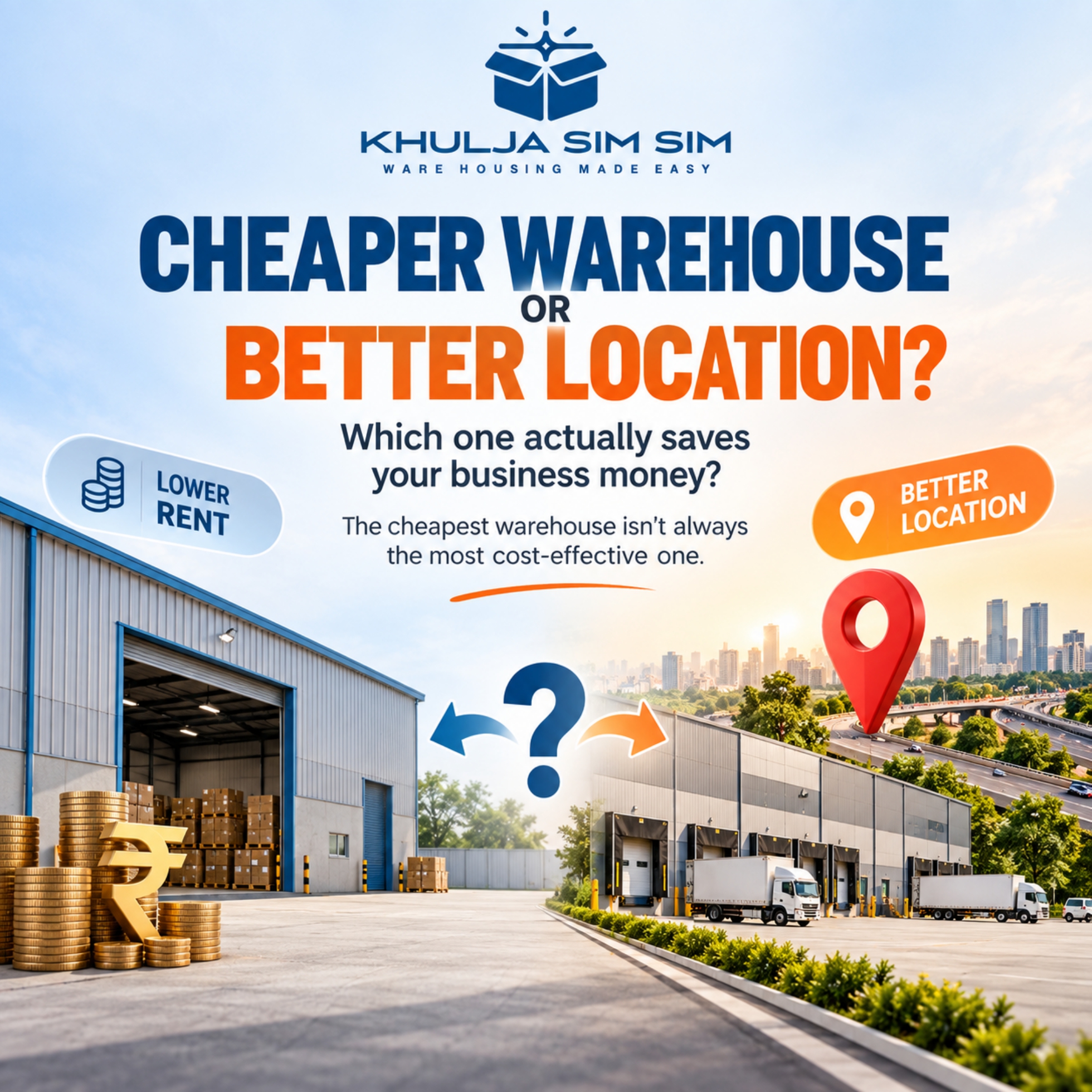 Cheaper Warehouse Rent or Better Location? Look at the Total Logistics Cost